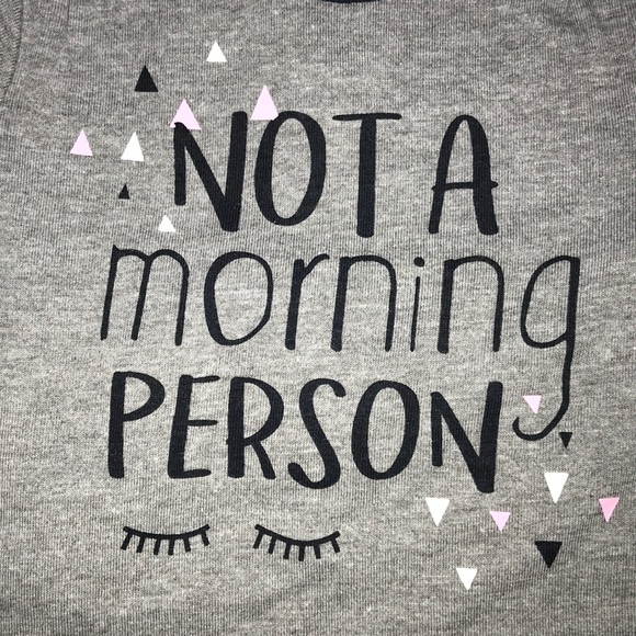 3 piece set NOT A MORNING PERSON - Picture 4 of 4